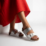 Obrázok z Batz Mallorca white Dámske zdravotné šľapky