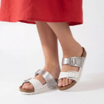 Obrázok z Batz Mallorca white Dámske zdravotné šľapky