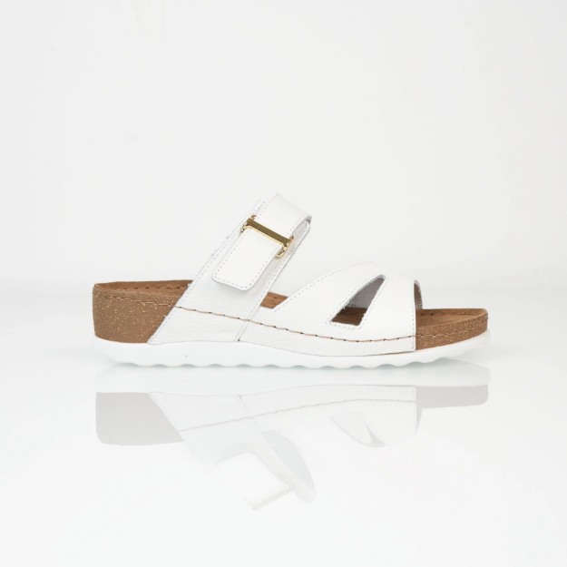 Obrázok z Batz Elba White Dámske zdravotné šľapky