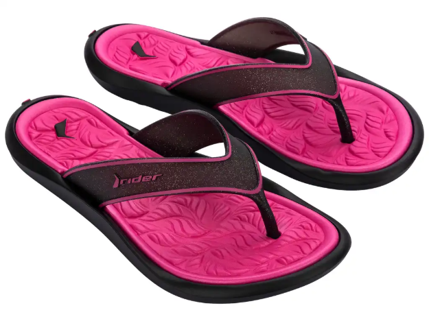 Obrázok z Rider DIP 83795-BN567 Dámske žabky čierno/ružové
