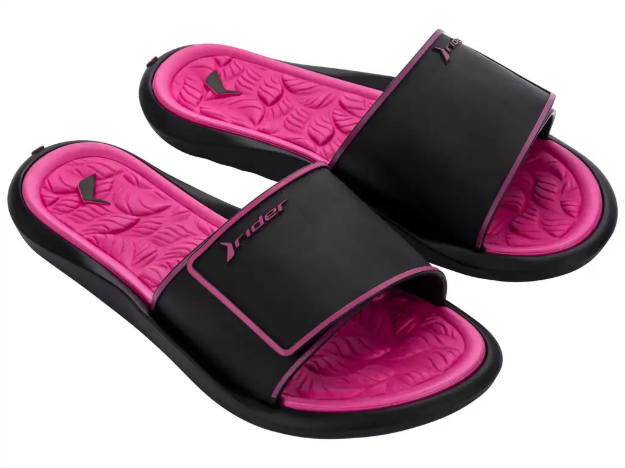 Obrázok z Rider Float 83797-BN565 Dámske šľapky čierno/ružové