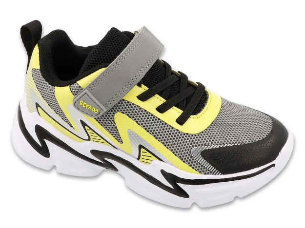 Obrázok z BEFADO 516X464 tenisky SPORT POWER šedo žluté