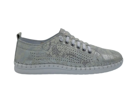 Obrázok z Wild 064-6019 Dámske poltopánky strieborné