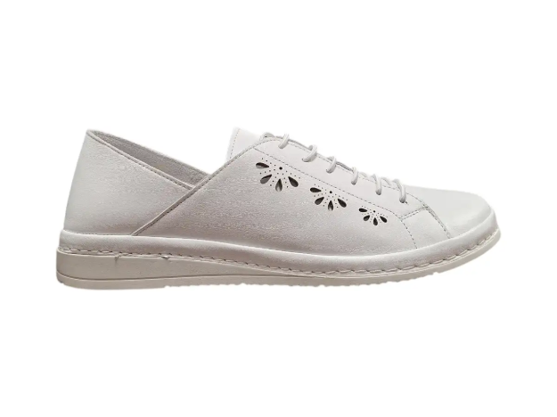 Obrázok z Wild 017-91186 Dámske poltopánky biele