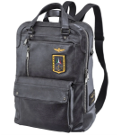 Obrázok z Batoh Aeronautica Militare Pilot L AM-476-23 antracitová 20 L