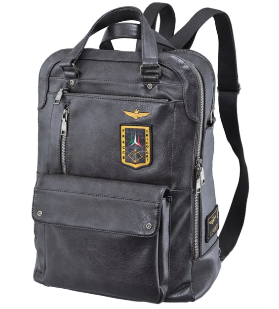 Obrázok z Batoh Aeronautica Militare Pilot L AM-476-23 antracitová 20 L