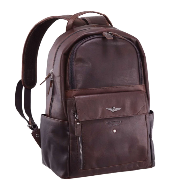Obrázok z Batoh Aeronautica Militare Vintage classic AM-355-25 hnědá 18 L
