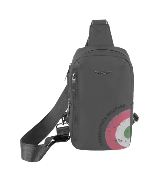 Obrázok z Batůžek crossbody Aeronautica Militare Runway AM-553-01 černá 2,7 L