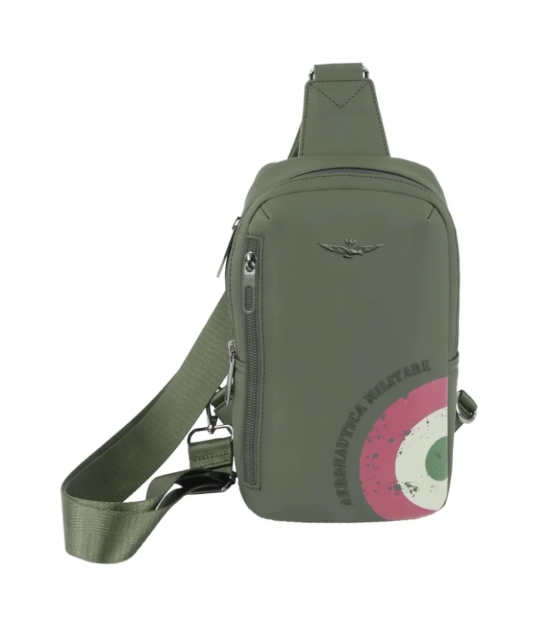 Obrázok z Batůžek crossbody Aeronautica Militare Runway AM-553-33 zelená 2,7 L