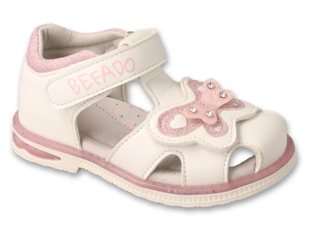 Obrázok z BEFADO 170P117 dívčí sandálky WINGY motýlek