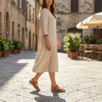 Obrázok z Batz Miri Cognac Dámske zdravotné sandále