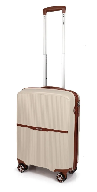 Obrázok z Cestovní kufr Dielle S PP STRIPE 190-55-24 béžová 38 L