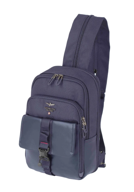 Obrázok z Batoh sling Aeronautica Militare Typhoon AM-591-05 modrá 7 L
