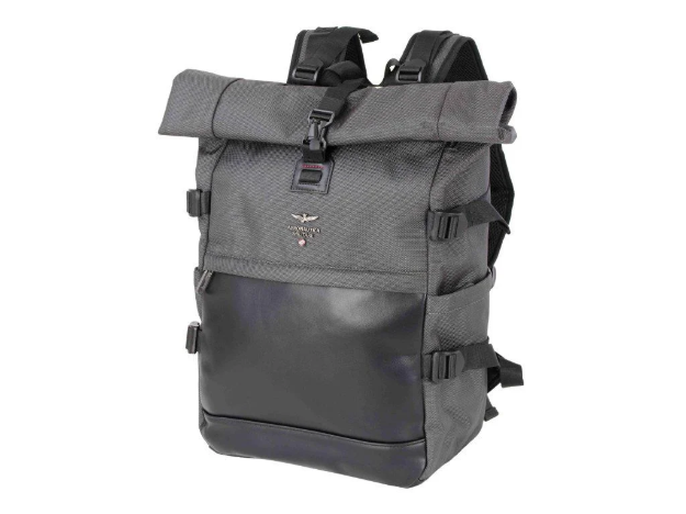 Obrázok z Batoh rollup Aeronautica Militare Typhoon AM-592-13 šedá 18 L