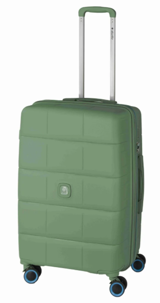 Obrázok z Cestovní kufr Dielle squares 4W M 210-67-33 zelená 70 L