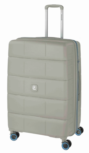 Obrázok z Cestovní kufr Dielle squares 4W L 210-77-28 šampaňská 110 L