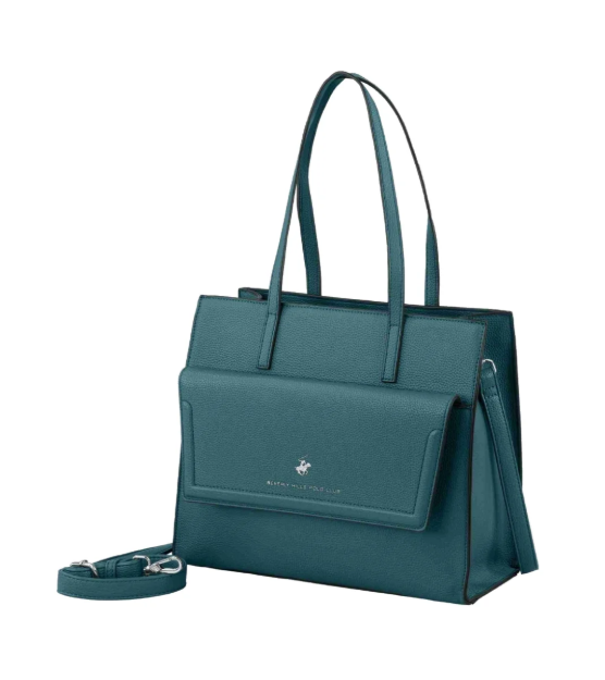 Obrázok z Kabelka Beverly Hills Polo Club BH-4200-34 petrolejová 10,85 L