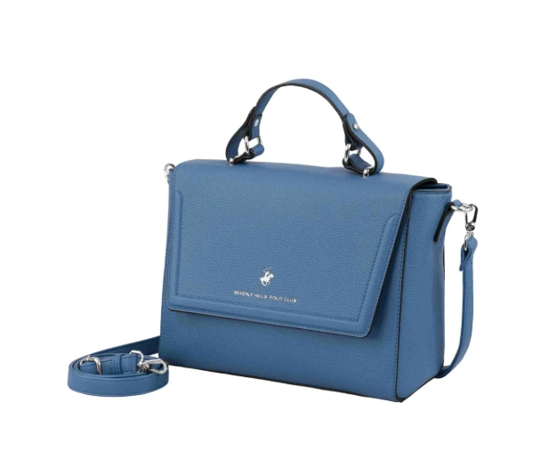 Obrázok z Kabelka Beverly Hills Polo Club BH-4201-05 modrá 7,8 L