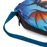 Obrázok z Bagmaster SÁČEK LUMI 26 D školní na přezůvky / tělocvik – drak Modrá 1,5 l