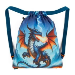 Obrázok z Bagmaster LUMI 26 D malý školní set pro prvňáčky – drak Modrá 23 l