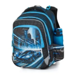 Obrázok z Bagmaster LUMI 26 C velký školní set pro prvňáčky – auto Modrá 25 l