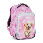 Obrázok z Bagmaster LUMI 26 A velký školní set pro prvňáčky – pejsek Růžová 23 l