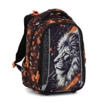 Obrázok z Bagmaster VEGA 26 A velký školní set pro prvňáčky – lev Oranžová 22 l