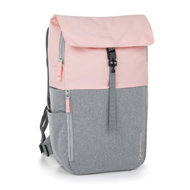 Obrázok z Bagmaster SUNNY 25 A městský batoh – pastelově růžová Růžová 32 l
