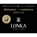 Obrázok z LONKA Ponožky velmi roztažné DIACOTTONIX pro diabetiky BÍLÉ (3 páry)