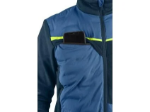 Obrázok z Bunda CXS NAOS, hybrid, pánská, modro-modrá, HV žluté doplňky