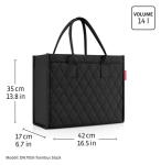 Obrázok z Reisenthel Daily Shopper Rhombus Black 14 L