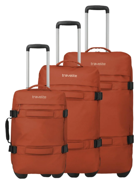 Obrázok z Travelite Bolonia Wheeled Duffle S,M,L Orange S: 35 l / M: 50 l / L: 75 L