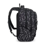 Obrázok z Bagmaster NOMAD 25 A studentský batoh – černo-bílý Černá 30 l