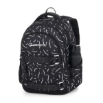 Obrázok z Bagmaster NOMAD 25 A studentský batoh – černo-bílý Černá 30 l