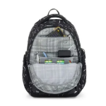 Obrázok z Bagmaster NOMAD 25 A studentský batoh – černo-bílý Černá 30 l