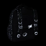 Obrázok z Bagmaster NOMAD 25 A studentský batoh – černo-bílý Černá 30 l