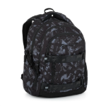 Obrázok z Bagmaster NOMAD 25 B studentský batoh – černo-šedý Černá 30 l