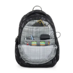 Obrázok z Bagmaster NOMAD 25 B studentský batoh – černo-šedý Černá 30 l
