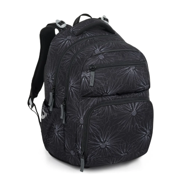 Obrázok z Bagmaster ZIPSTER 25 A školní batoh – černý Černá 30 l