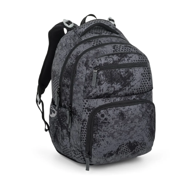 Obrázok z Bagmaster ZIPSTER 25 B školní batoh – šedý Šedá 30 l