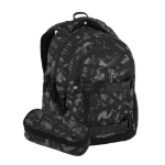 Obrázok z Bagmaster NOMAD 25 B studentský set – černo-šedý Černá 28 l