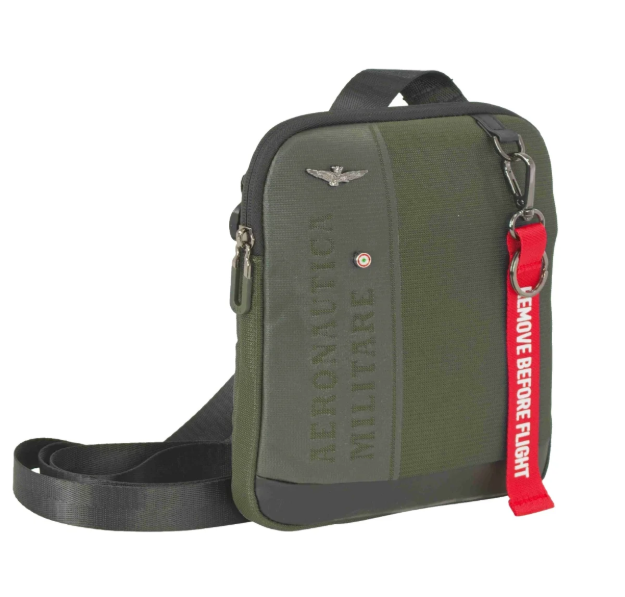 Obrázok z Taška cross Aeronautica Militare Spitfire simple AM-601-33 zelená 2,3 L