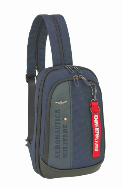 Obrázok z Batoh Aeronautica Militare Spitfire sling AM-603-05 modrá 6,3 L