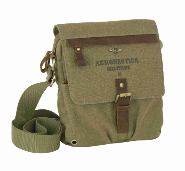 Obrázok z Taška cross Aeronautica Militare Canvas L AM-611-33 khaki 6 L