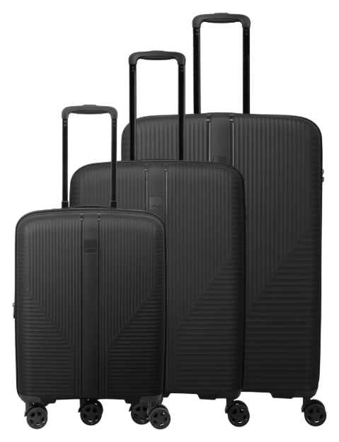 Obrázok z Travelite Air Stripe S exp, M exp, L Black S: 40/47 l / M: 75/86 l / L: 104 L