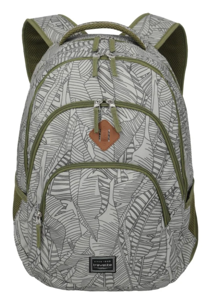 Obrázok z Travelite Basics Backpack Print Grey 22 L