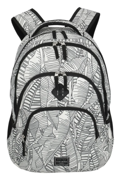 Obrázok z Travelite Basics Backpack Print White 22 L