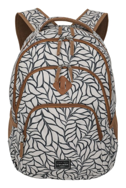 Obrázok z Travelite Basics Backpack Print Off-White 22 L