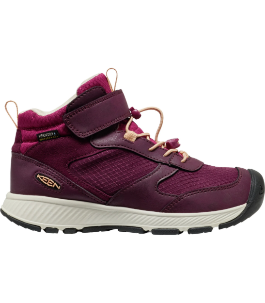 Obrázok z KEEN Skua MID WP YOUTH Členkové zimné topánky fig/peach fuzz