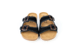 Obrázok z Dětské barefoot korkové pantofle černé